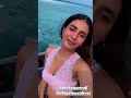 priya varrier latest in her maldives vacation pickyourtrail with us shorts