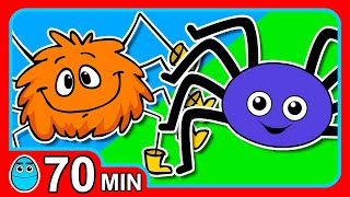 "Itsy Bitsy Spider" Plus More | Club Singalong Nursery Rymes & Songs, Baby Learning, Kindergarten