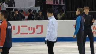 Yuzuru Hanyu 2019 SC SP 6min warm-up