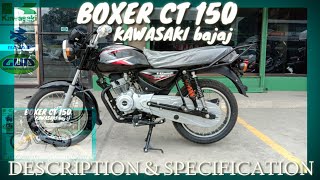 BOXER CT 150 KAWASAKI bajaj Description \u0026 Specification | F P C™