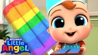 Rainbow Color Ice Cream with Baby John | Kids Cartoons and Nursery Rhymes