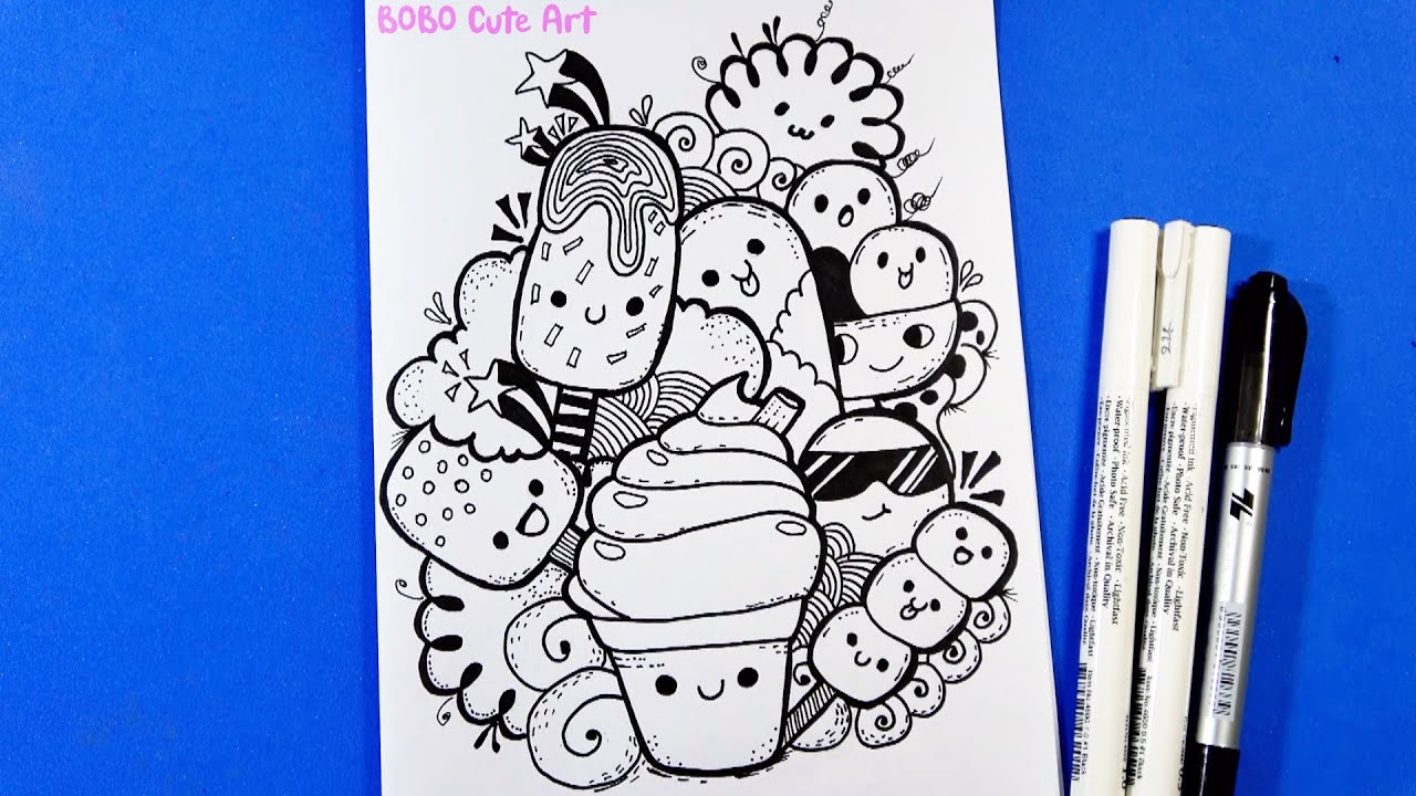 Doodle Art Drawing Cute - Cecille-crook