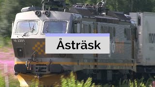 Åsträsk stationssamhälle stambanan genom övre Norrland.