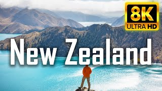 New Zealand in 8K UHD | Best Places You Have to See With Relaxing Music, Calm Music