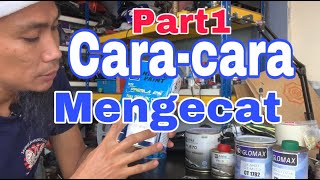 Cara repaint (guna power brush,buncuh cat,2k,epoxy dan cara adjust gun)