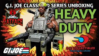 HEAVY DUTY | G.I JOE CLASSIFIED SERIES UNBOXING #actionfigurereview