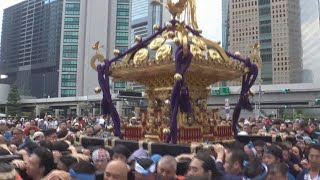 [Japan TV] 平成30年　中央区築地＜波除稲荷神社＞つきじ獅子祭「渡御祭」千貫神輿＝御旅所発與（渡御）