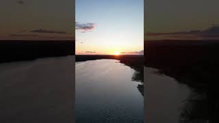 Timelapse of Sunset Over Masurian Lake #shorts