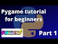 Pygame tutorial for beginners #1 Creating a window and displaying a rectangle