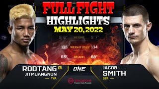 ONE 157: Rodtang Jitmuangnon🇹🇭 VS Jacob Smith🇬🇧 - FULL FIGHT HIGHLIGHTS | May 20, 2022