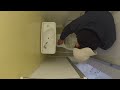 温水洗浄便座取付 inax rg1 取付 diy 　japanese toilet installation