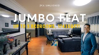 Touring an extremely rare jumbo flat in woodlands with up to 5 huge bedrooms! | JNA Unlocked 154