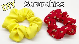 DIY SCRUNCHIES Tutorial | How to make Scrunchie | DIY hair band at home | Liam Channel