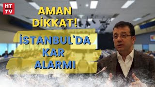 İBB Başkanı İmamoğlu, kar yağışı dolayısıyla İstanbullular'a çağrı yaptı