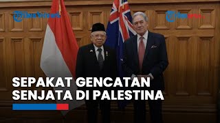 Wapres Ungkap Indonesia dan Selandia Baru Sepakat Dilakukannya Gencatan Senjata di Palestina