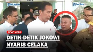 AKSI SIGAP PASPAMPRES Selamatkan Presiden, Saat Pria Berbadan Tegap Tarik Tangan Jokowi!