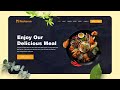 How To Make Responsive Website Using HTML CSS & Bootstrap | Restaurant Website Design