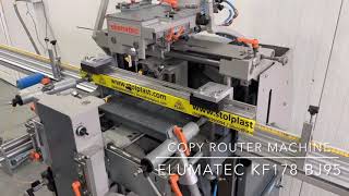 Elumatec KF 178 bj1995 -COPY Router  MACHINE