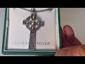 mens celtic cross necklace