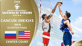 Semenov/Leshukov vs. Bourne/Crabb - Men's QF | Full Match | 4* Cancun 2021 #3