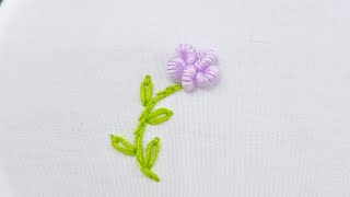 Simple flower design for kids' frocks, tops, kurtis, sarees, etc