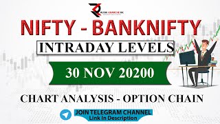 MARKET ANALYSIS FOR TOMORROW NIFTY /  BANKNIFTY  PREDICTION- 30-NOVEMBER - WEDNESDAY