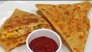 Pizza paratha | पिज़्ज़ा पराठा कैसे बनाते हैं पिज़्ज़ा पराठा बनाने की आसान विधि |