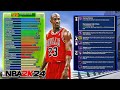 The 6'6 GOAT MICHAEL JORDAN BUILD on NBA 2K24...