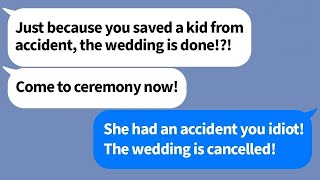 【Apple】My husband got furious at me for getting into an accident on the day of her sister's wedding!