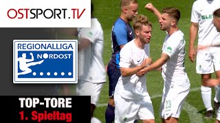 TOP 3 - Die besten Tore des 1. Spieltags | Regionalliga Nordost