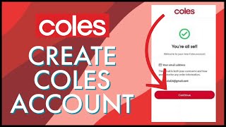 How to Create/Open Your Coles Account 2023? Coles Account Sign Up