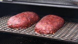 SmokingPit.com - Blue Cheese \u0026 Mushroom Meatloaf Recipe slow cooked on a Yoder YS640 Pellet cooker.