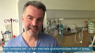 Överläkare Carl Spindler om covid-19