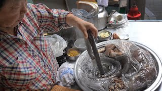 72년부터 50년째 뽈살주는 할머니 순대! 세운상가 순대 할머니┃Sundae - Korean Blood Sausage┃Korean street food