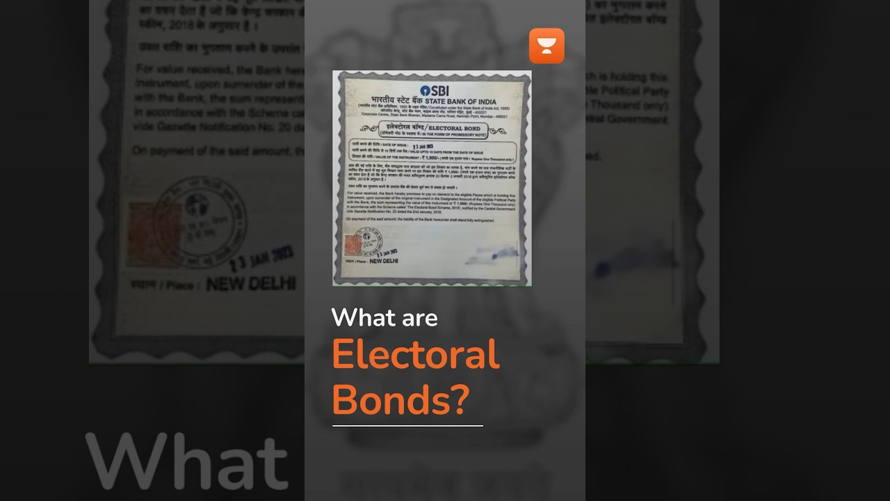 What Are Electoral Bonds? Are They A Game-changer In Elections? #upsc # ...