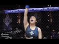 jck mma 2022 yu qiuqiu vs gao huanjun 12th game full fight first women s fight in jck mma