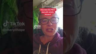 How do the PBCC deal with whistleblowers?