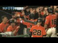 lad@sf brown crushes a two run homer to tie the game