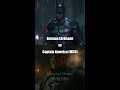 Arkham Batman vs Captain America (MCU) #marvel #dc #batman