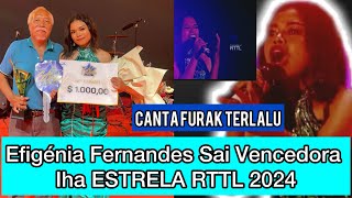 EFIGÉNIA FERNANDES-precisa (Gerson Oliveira) Música ne Lori Efigénia sai 1° lugar iha Com. RTTL 2024