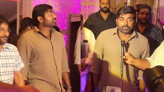 Vijay Sethupathi EXCLUSIVE Visuals @ Uppena Pre Release Event | MS Entertainments