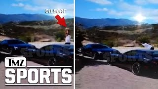 Gilbert Arenas Smashes Car With Cinder Block ... To Get Revenge On Baby Mama | TMZ Sports