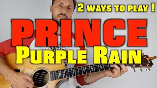 Prince Purple Rain Lesson (2 ways to play)