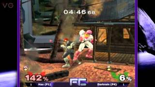 MELEE-FC 10R - Singles Top 8: Hax (Captain Falcon) vs. Darkrain (Falcon) - SSBM - SSBM