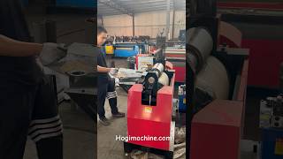 Hogi hydraulic 2 roller plate bending roll machine small diameter rolling machine #platebendingroll