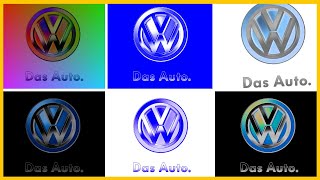 (PARODY) NEW \u0026 OLD VOLKSWAGEN DAS AUTO LOGO ANIMATION IN DIFFERENT EFFECTS -  CAR LOGO EDIT PART 17