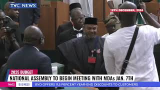 National Assembly To Begin Meeting With MDAs  7th January