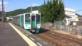 JR四国1500系　牟岐駅入線