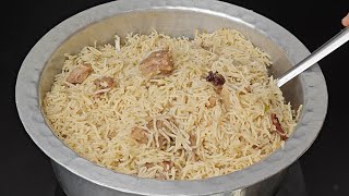 Mutton Yakhni Pulao | White Mutton Pulao | मटन यखनी पुलाव