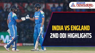 🏏🏆 India vs England 2nd ODI Highlights: Rohit Sharma Passes Chris Gayle in Most ODI Sixes